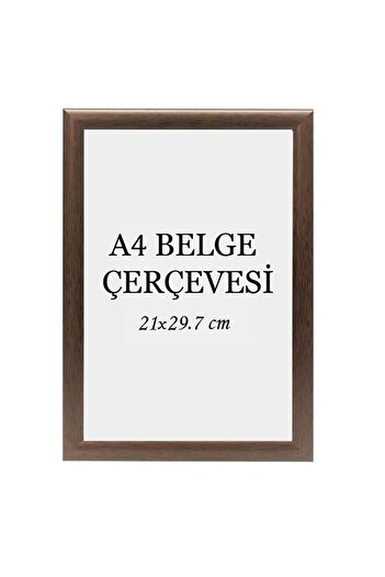 ÖZCANLAR ÇERÇEVE Diploma Frame Document Frame Certificate Photo Frame A4 Single Empty Frame 21x30