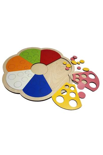 Qunduz Ahşap Çiçek Puzzle
