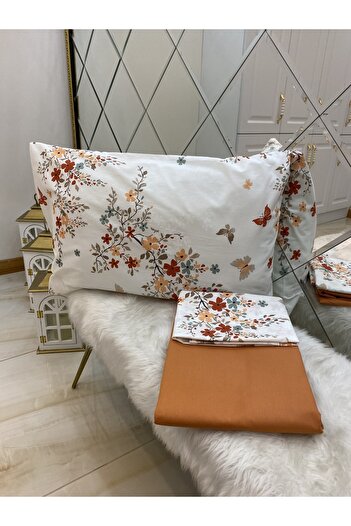 Özcan Ev Tekstil Ranforce Single Sheet Pillow Set 100% Cotton
