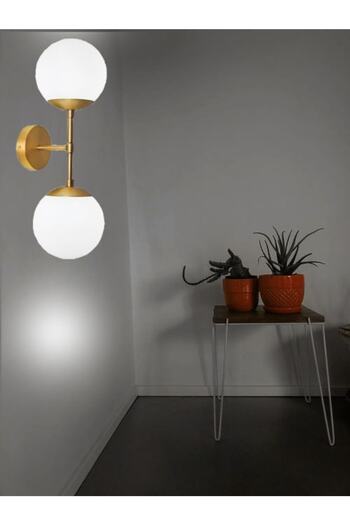 NOONLUX DESIGN&LIGHTING Soft Glass White Double Sconce