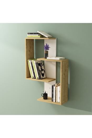 ARNETTİ Lore Wall Shelf - White & Sapphire