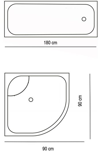 Zethome Banyo Perdesi 1x180x200 Tek Kanat Duş Perdesi Halka Hediyeli 9515