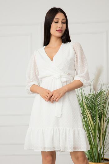 PULLIMM 13355 Croissant Collar Dress