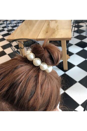 BAHELS Pearl Detailed Elastic Buckle