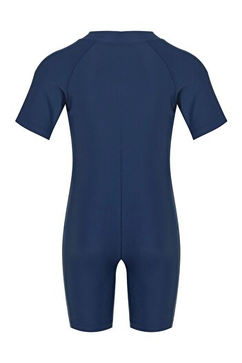 Remsa Mayo Overalls Short Sleeve Shorts Kids Baby Swimming Swimsuit 5155 Light Navy Blue