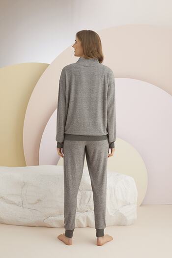 Sevim 13904 Embroidered Pajama Set