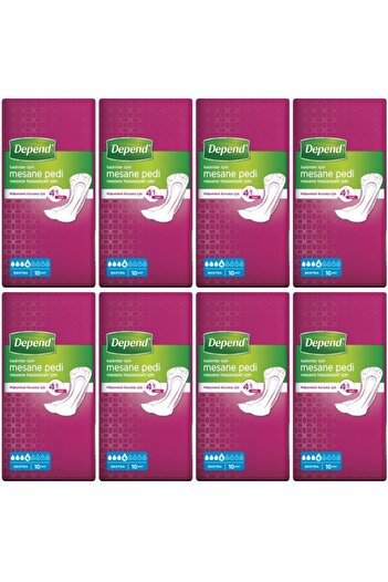 Depend Bladder Pad Women's Extra 10 Pieces 8 Pieces