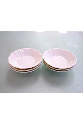 Güral Newbone Acem Porselen Krem Çay Tabak 10 Cm 6 Lı