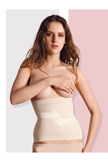Anıl 5231 Women's Shapewear Polyamide Elastane Silicone Corset Under Breast