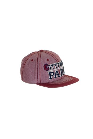 Fonem City Paris Cotton Unisex Hiphop Cap Hat Red