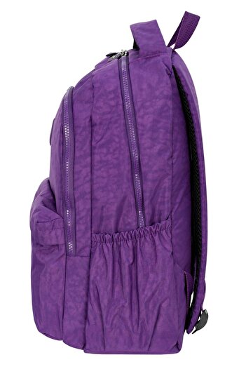 Bevitton Xx-93 2200 Фіолетова жіноча сумка з підкладкою для спини, шкільна сумка, легка, з парашутного матеріалу, фіолетова Bvt22-00
