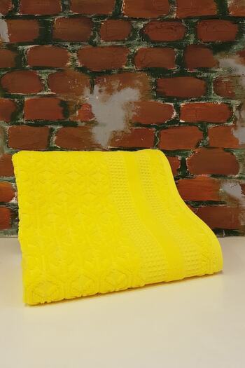 Özdilek Lyre 4-Piece Towel - Yellow