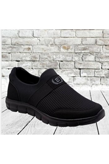 BlackSea Unisex Black Orthopedic Laceless Sneaker