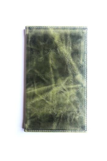 ViP GiFT Account Holder Bill Container Vegan Leather Faux Leather 12 X 20 CmPull - Up Green