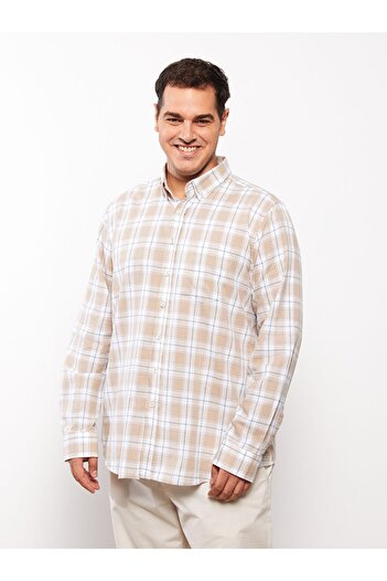 LC Waikiki Men's Poplin Shirt - Regular Fit, Long Sleeve