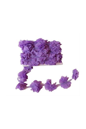 CAN 12 Pieces Laser Cut Meter Tulle Flower Lilac – Tulle – Tulle – Tulle