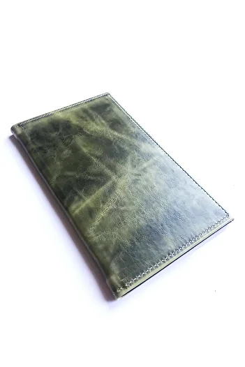 ViP GiFT Account Holder Bill Container Vegan Leather Faux Leather 12 X 20 CmPull - Up Green