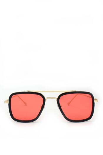 Goldmine Unisex Metal Framed Uv400 Tony Stark Sunglasses