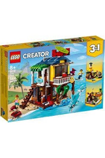 LEGO لعبة Creator 3 في 1 Surfer Beach House 31118 Akids