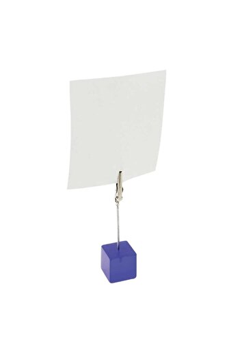 SEDEF SİLVER Transparent Desing Cube Note Holder - Adhnt258469
