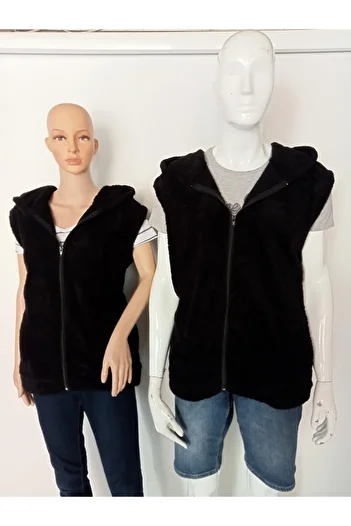 Sweets Collection Welsoft Unisex Black Plush Vest