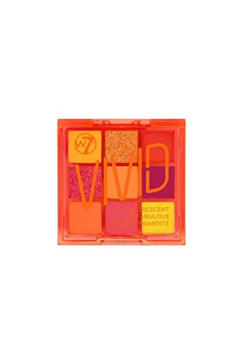 w7 Vivid Far Paleti-outrageous Orange