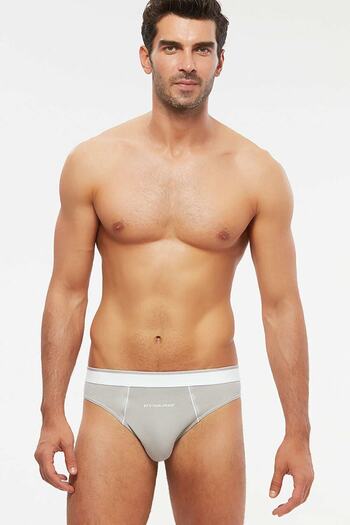 Kom Manila Piece Patterned Gray Men's Slip