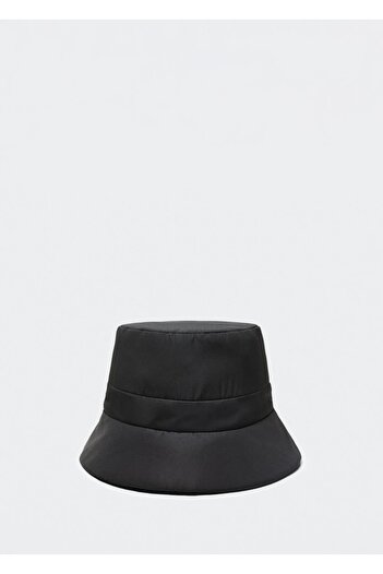 MANGO Woman Quilted Bucket Hat