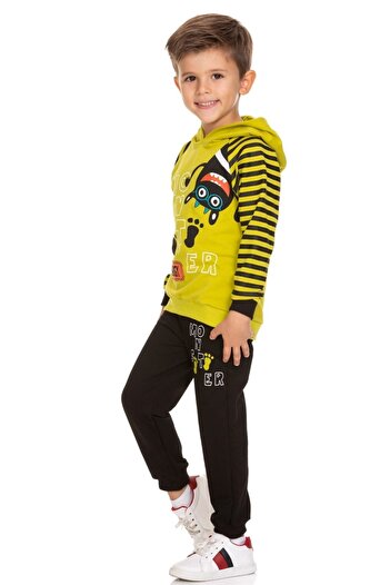 Cicitime Monster Energy Printed Hooded Children's Nursery Set