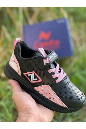 Aleza Shoes Black - Lento2 Unisex Kids Sneakers
