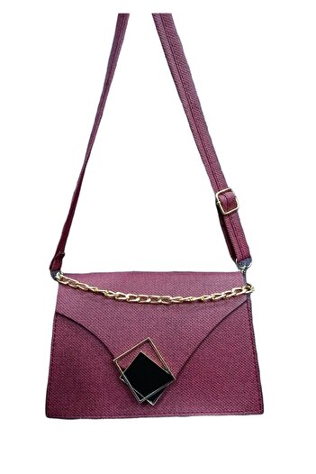 MAC&MOS Women's Burgundy Shoulder Bag