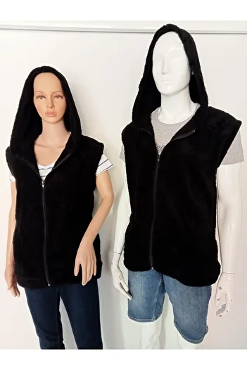 Sweets Collection Welsoft Unisex Black Plush Vest