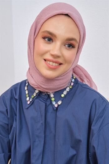 Şalland Mio Caz Eşarp Pembe