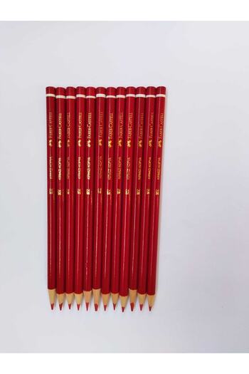 Faber Castell 12 Red Copy Pens