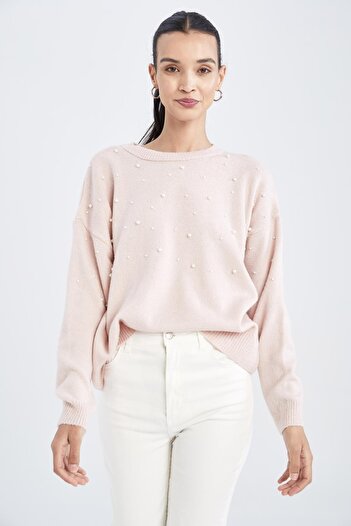 DeFacto Relax Fit Crew Neck Sweater