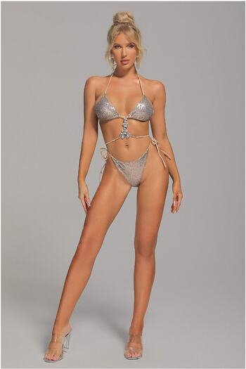 BF Bikini Fashion Σετ μπικίνι Gold Shine