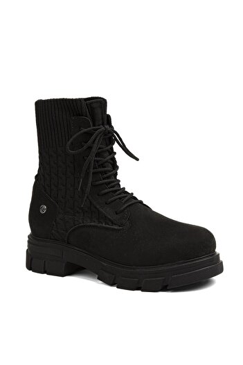 Pierre Cardin ® |   Pc-52082-3076 Μαύρο Suede - Γυναικείες Μπότες