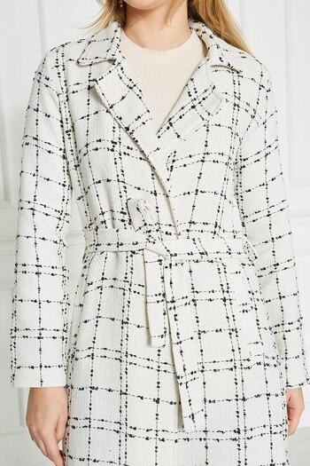 comstar Women's Stamp Unlined Belted Coat