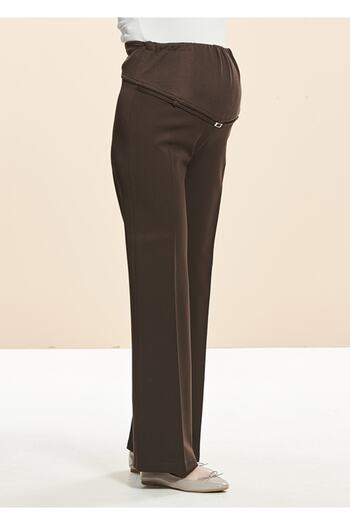 Even Fashion Hamile Giyim Maternity Pants with Metal Accessories