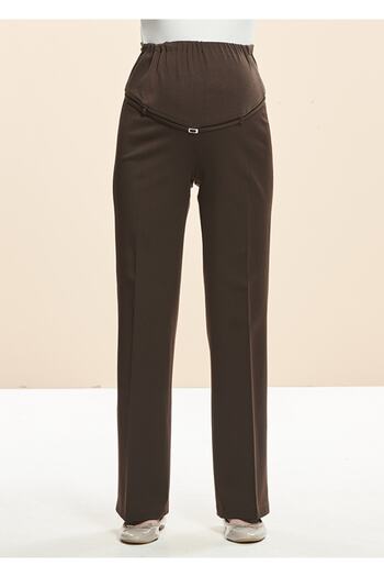 Even Fashion Hamile Giyim Maternity Pants with Metal Accessories