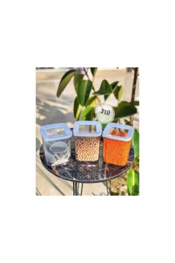 VİP AHMET 900ml Transparent Vacuum 3-Pack Food Container