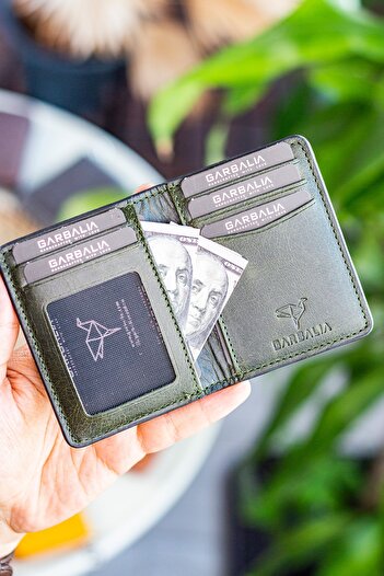 Garbalia Nahita Genuine Leather Slim Card Holder Wallet