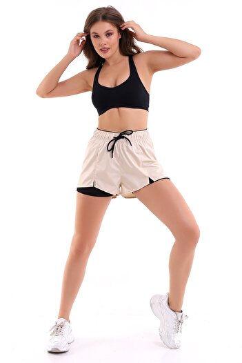 winmoda Tights Survive Shorts with Slit