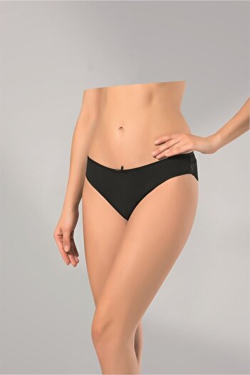 Namaldı Elastan Fabric 3-Piece Lace Bikini Panties Set - 241