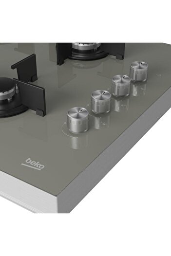 Beko Bstoc 828 G Gri Cam Set Üstü Ocak