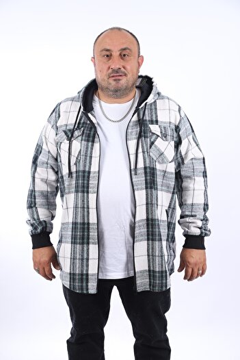 Starbattal Large Size Green Lumberjack Sweat - Double Pocket 22202