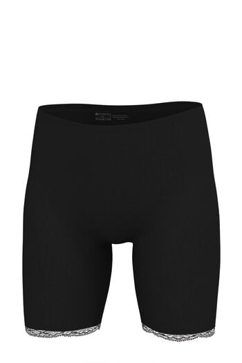 Blackspade 1334 Plus Size Private Leg Lace Black Short Tights