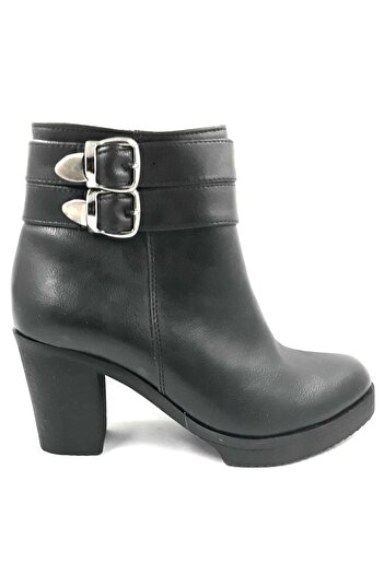 PUNTO 339021 Black 7 Cm Zippered Women's Boots