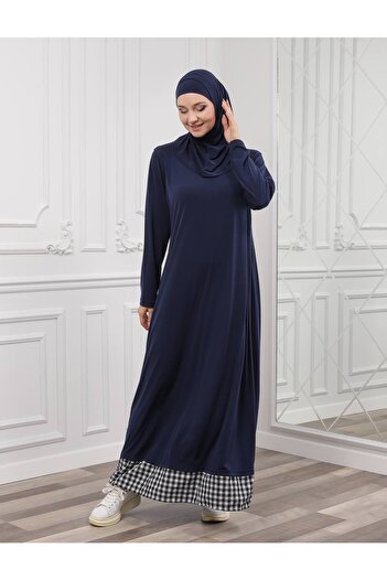 Şahane Sandy Long Sleeve Dress And Two Piece Shawl