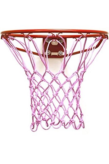 ÖZBEK Basketball Net 4mm PolysPink - 2 Pieces (basketball Crucible Net)